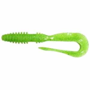 Silikoon Keitech Mad Wag Mini 2,5″ 6,25cm 12tk #026S Clear Chartreuse Glow