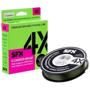 Nöör Sufix SFX 4X braid Low vis green 0,330mm, 23kg, 135m