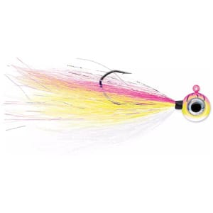 VMC 7158 Moontail jig pink fire UV 2/0 3,5g 2tk