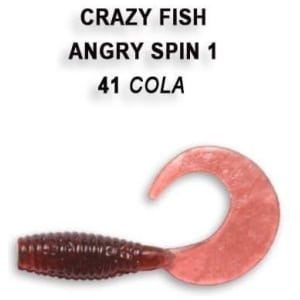 Silicone Crazy-Fish Angry Spin 1″ 2.5cm 8pcs #41