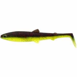 Silikoon Westin Bullteez Shadtail 7,5cm 1tk #Black Chartreuse