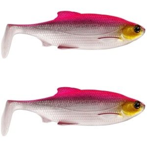 Silikoon Westin ricky the roach shadtail 7cm 2tk Pink Headlight