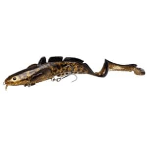 Silikoon Savage gear 3D burbot shallow 25cm 70g gold burbot UV