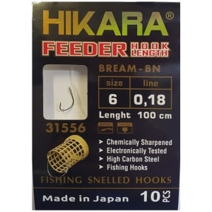 Lips Traper Hikara Feeder Bream 100cm 0,16mm #8 10tk 31555