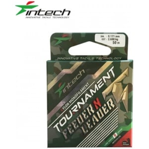 Line Intech tournament feeder leader 0.107mm 1.093kg 50m