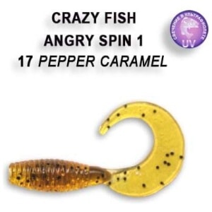 Silicone Crazy-Fish Angry Spin 1″ 2.5cm 8pcs #17