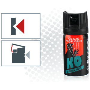 Tear gas KO 007 -CS 40ml