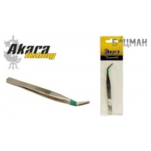 Tweezers Akara curved 7229 10cm