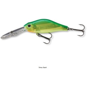 Vobler Daiwa mega scouter F 6,8cm 14g lime chart 3,5-5m