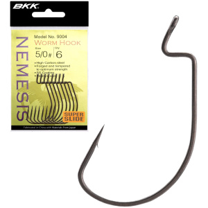 Offset Konks BKK Nemesis Worm Hook 6tk #5/0