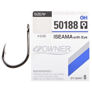 Hook Owner Iseama w/EYE 50188 10pcs #12