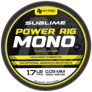 Tamiil Nytro sublime power rig mono 0,19mm 2,8kg, 100m