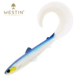 Silikoon Westin Bullteez Curltail 14cm 1tk #Blue Headlight