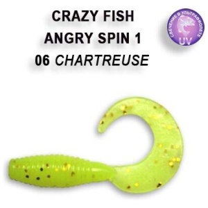 Silikoon Crazy-Fish Angry Spin 1″ 2,5cm 8tk #6