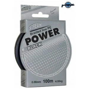 String Stream Braided line PE Power 0.15mm 100m, 12.3kg black