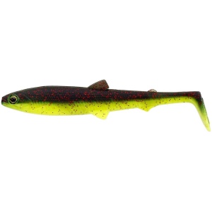 Silikoon Westin Bullteez Shadtail 9,5cm 1tk #Black Chartreuse