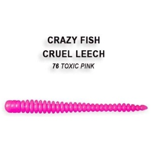 Silicone Crazy-Fish Cruel Leech 5.5cm 8pcs #76