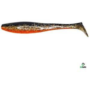 Silikoon Narval Choppy Tail 12cm 4tk #034 Black Prince