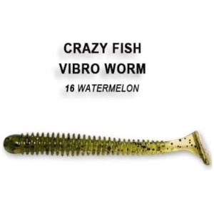 Silikoon Crazy-Fish Vibro Worm 2” 5cm 8tk #16