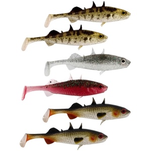 Silicone Westin Stanley the stickleback 5.5cm clear water mix 6pcs