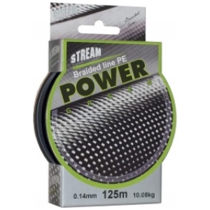 Nöör Stream Braided line PE Power 0,12mm 100m, 9,1kg green