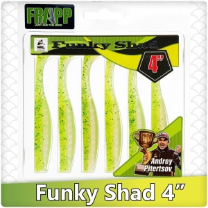 Silikoon Frapp Funky Shad 4″ 10cm 6tk #PAL02