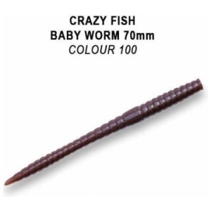 Silicone Crazy-Fish MF Classic Floating Worm 2.8″ 12pcs #100