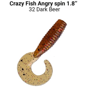 Silicone Crazy-Fish Angry Spin 1.4″ 3.5cm 10pcs #32