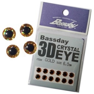 Kleeps Bassday Crystal 3D Eye Gold 3mm