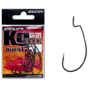 Hook Decoy offset worm no.3/0 7pcs