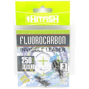 Tross Hitfish Fluorocarbon Invisible Leader 12,4kg 30cm 3tk