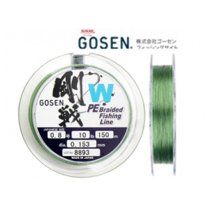 Rope Gosen Hard type PE #2 0.24mm 150m, 15.9kg green