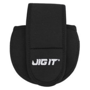 Ice reel Bag JIG IT Neoprene Cover for Reel Black