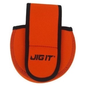 Ice reel Bag JIG IT Neoprene Cover for Reel Orange