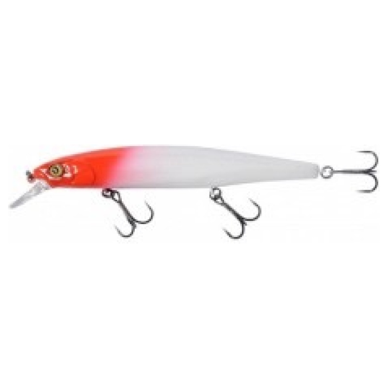 Jackall-smash-minnow-110sp-red-head-milky-white