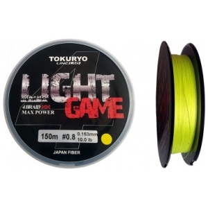 Rope Tokuryo Light game X4 #1,5 0,20mm 150m, 8,1kg yellow