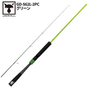 Spinning Jackall Good Rod 1,88m 3-10g Green GD-S62L-2PC