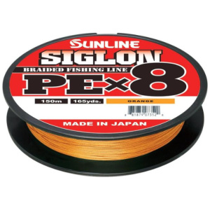 Nöör Sunline Siglon PEx8 #1.2 0.187mm 9.2kg 150m Orange