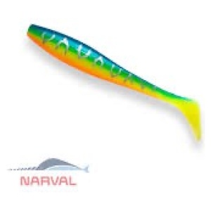 Silikoon Narval Choppy Tail 8cm 6tk #002 Blue Back Tiger