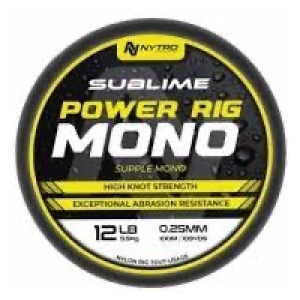 Tamiil Nytro Sublime Power Rig Mono 0,25mm, 5,5kg, 100m