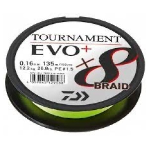 Line Daiwa Tournament EVO X8 #0,8 0,10mm 135m 6,7kg green