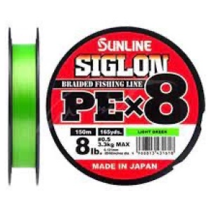 Nöör Sunline Siglon PE x8 #1.7 0,223mm 13kg 150m #Dark Green