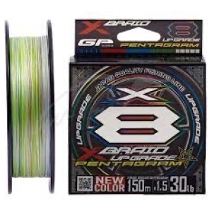 Nöör YGK X-Braid Upgrade Pentagram X8 #1.5 0.20mm 13.61kg 150m Multicolor