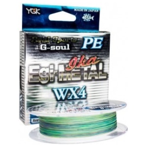 Nöör YGK G-Soul EGI Metal wx4 #0.6 0.12mm 4.9kg 150m Multicolor