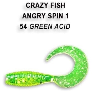 Silikoon Crazy-Fish Angry Spin 1″ 2,5cm 8tk #54