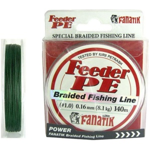 Nöör Fanatik Feeder PE #0.6 0.12mm 5,4kg 140m Green