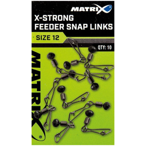 Liugur Karabiin Matrix X-Strong Feeder Snap Links #12 10tk