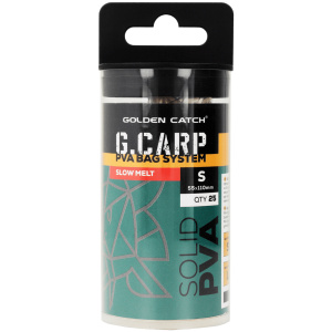 Golden Catch G.Carp PVA Bag System Slow Melt SIZE S 55x110mm 25tk