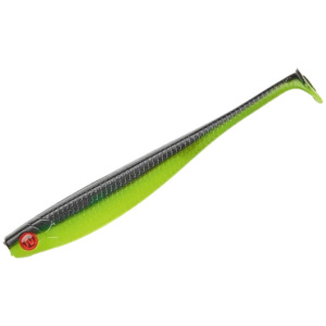 Silikoon Narval Skinny 12cm 4tk #045 Black Lime