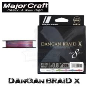 Nöör Major Craft Dangan Braid X8 #0.8 0,10mm 6,9kg 150m Multicolor